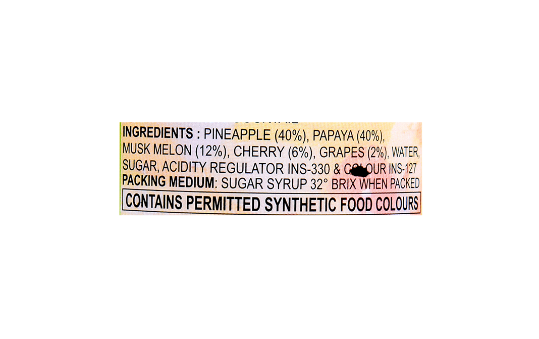 Golden Crown Fruit Cocktail    Tin  440 grams